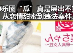 娱乐圈“瓜”真是层出不穷：从恋情甜蜜到违法案件的全景解读