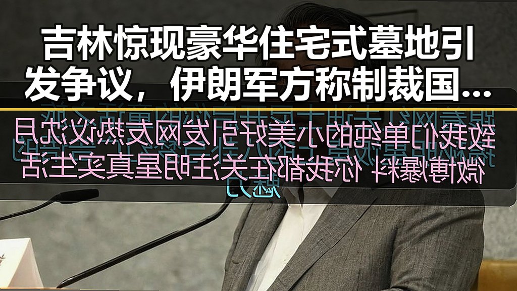 吉林惊现豪华住宅式墓地引发争议,伊朗军方称制裁国家通过霍尔木兹海峡时将面临困难