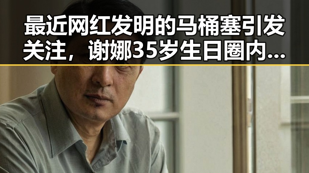 最近网红发明的马桶塞引发关注,谢娜35岁生日圈内好友齐送祝福